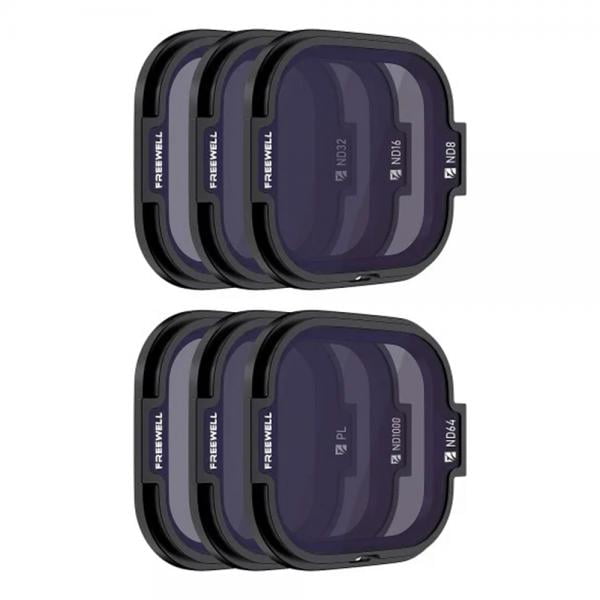 Freewell Rollcage Edition All Day 6-Pack für HERO8 Black Freewell Rollcage Edition All Day 6-Pack für HERO8 Black